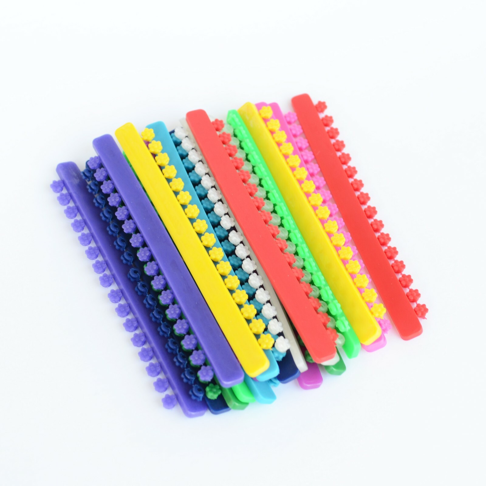 J&J Ortho™ Orthodontic Heart / Flower Ligature Ties O-Ring Sorted Color 320/pk