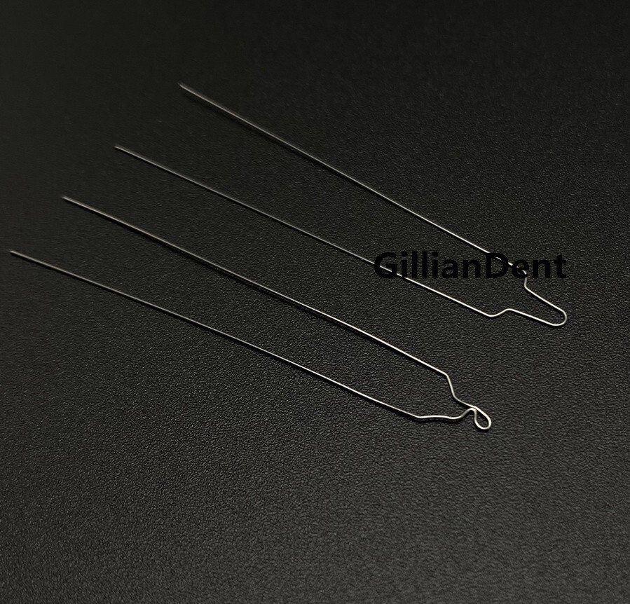 Dental SS Orthodontic Preformed Ligature Wire Kobayashi Tie Long Short Twisted