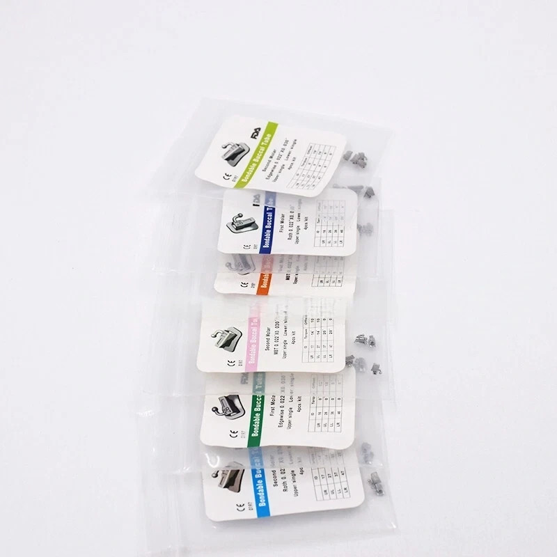 10Pack Dental Orthodontic Bondable Roth/MBT/Edgewise 022 018 Slot 1st/2nd Molar