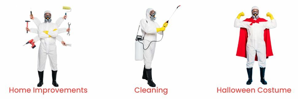 Ever Ready Disposable Microporous Coated Coverall White Size: M/L/XL/2XL