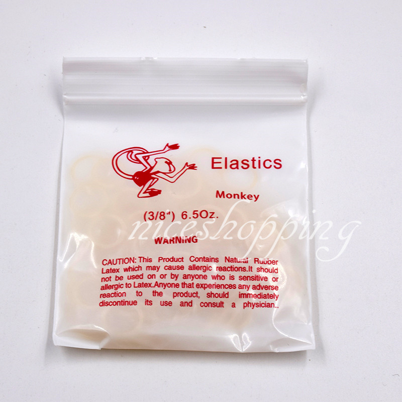 Dental Orthodontic Elastics Latex Braces Rubber Bands Monkey 1/4 6.5Oz Fox 1 Box