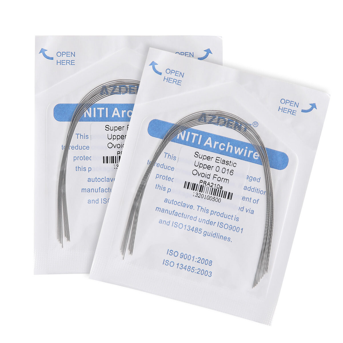 10 Packs X Arcos de Dental Ortodoncia Redondos Niti Arco de Alambre Su Arch Wire