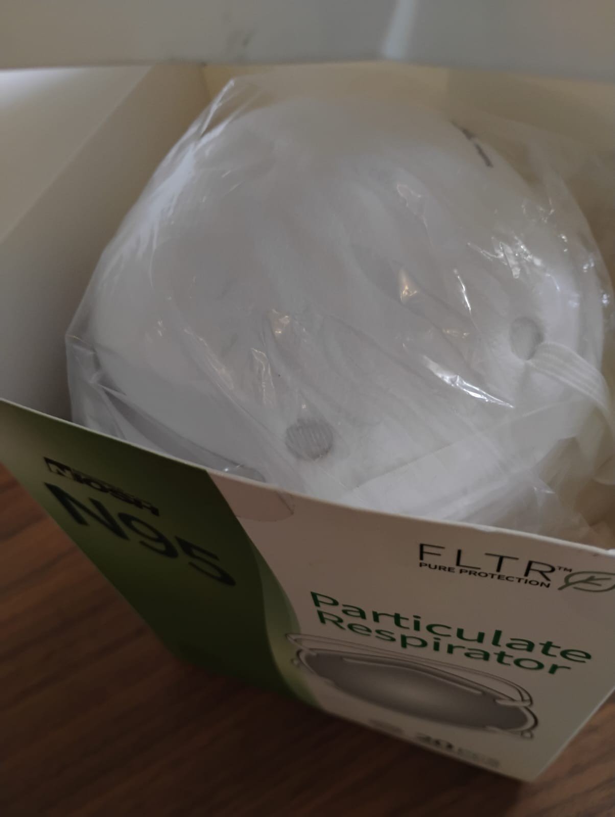 FLTR NIOSH N95 Particulate Respirator Masks (20 Count Box) TC-84A-7701
