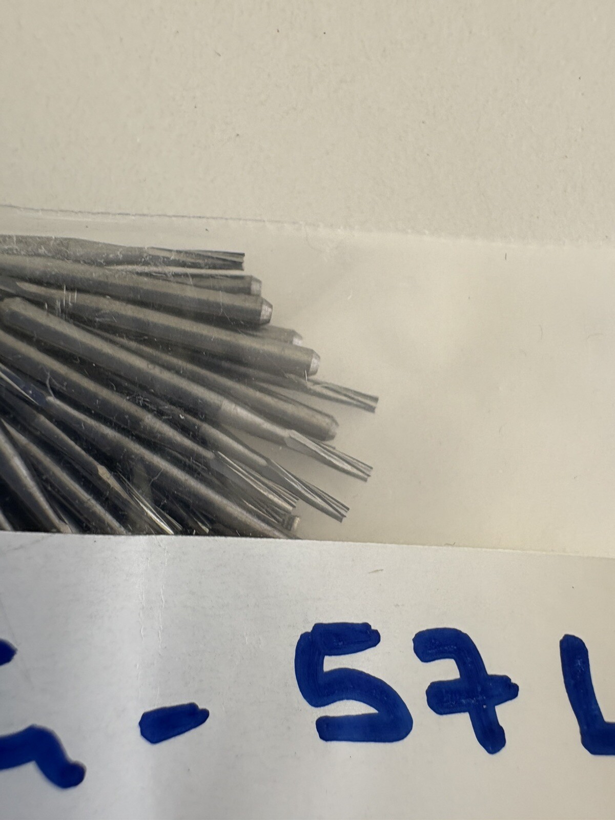 Bulk 100 PCS Carbide Bur Operative Straight Flat End Fissure Friction Grip 57L