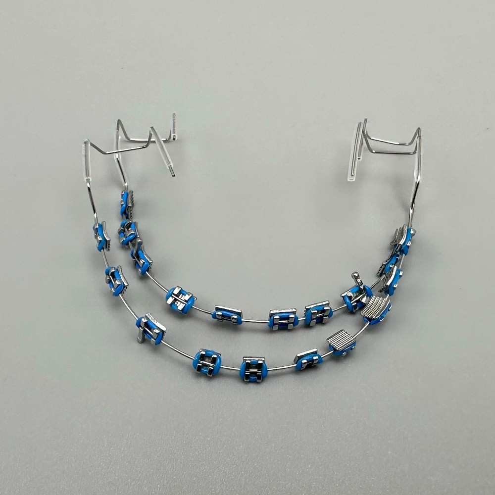 Temporary Tooth Decoration Fake Braces Metal Wires Ortho Bracket Ligature Ties
