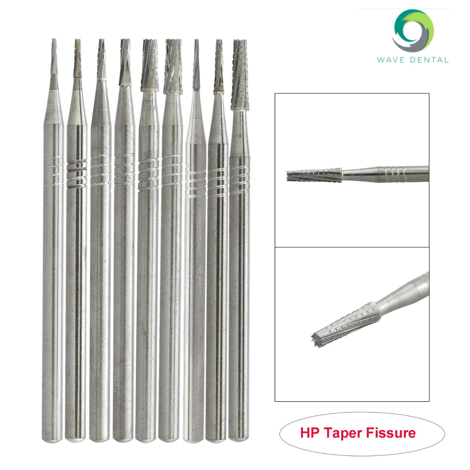 Wave Dental Burs Carbide HP 699 698 702L 703 44.5mm Long Straight Handpiece Bur