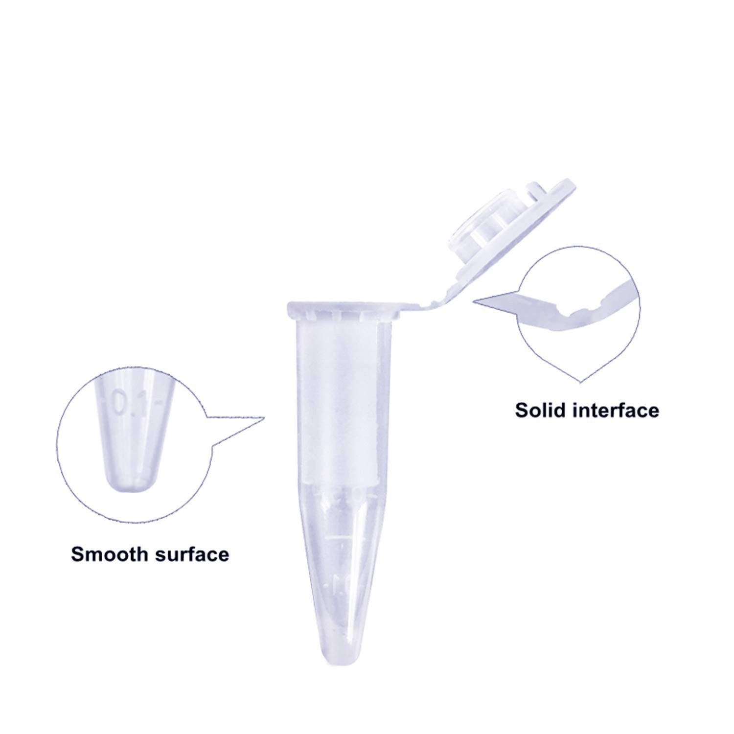 Versatile 0.5ml Micro Tubes with Snap Caps – Perfect for Samples, Crafts & More