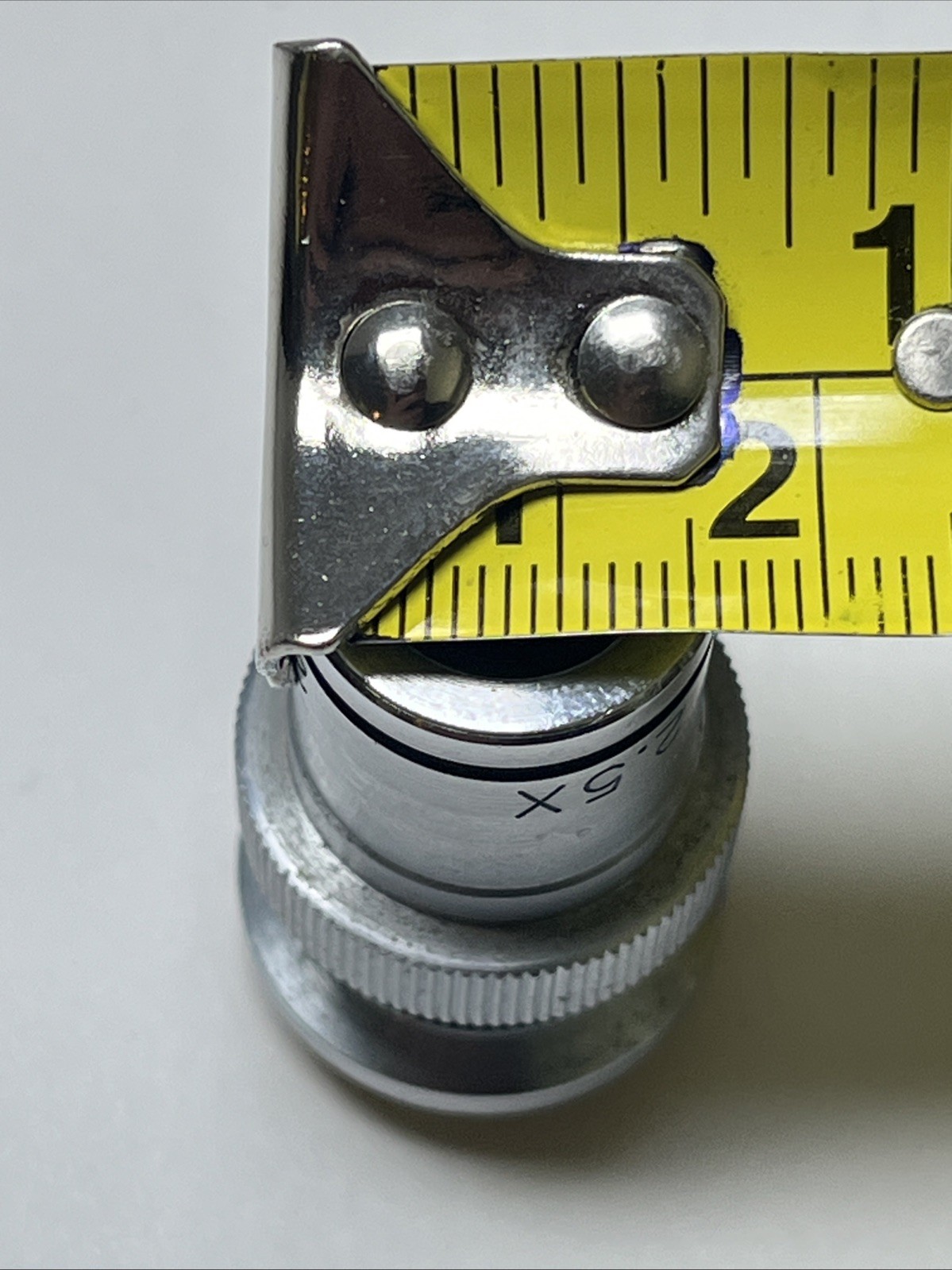 VTG Cambridge Instruments Planachromat Lens 0.18 Cover Glass 2.5X 0.06 N.A. VGC!