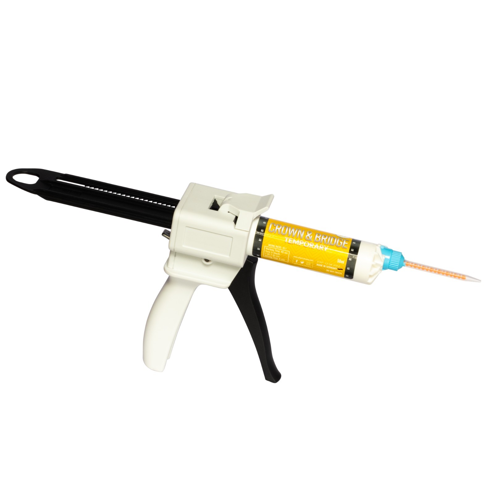 B1 Dental Temporary Crown & Bridge Bundle Kit + 4:1 / 10:1 Mixing Dispenser Gun