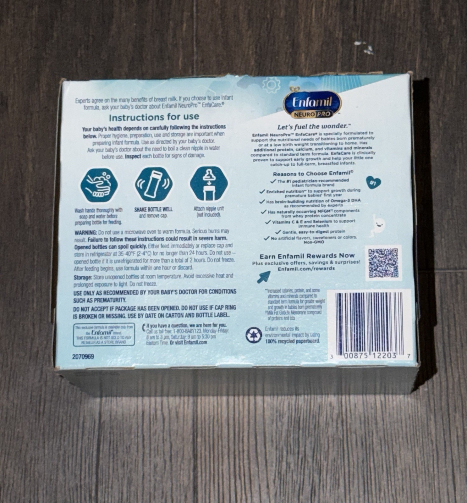 Enfamil NeuroPro ENFACARE Infant Powder Formula | 2 FL Oz 24BOTTLES 4PACK