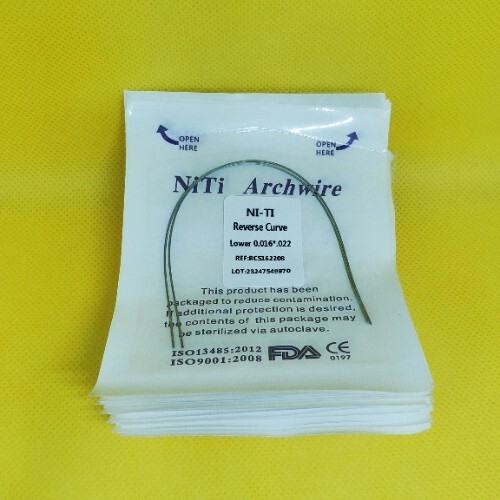 20Pack Dental Orthodontic Arch Wire Super Elastic Niti Reverse Curve Rectangular