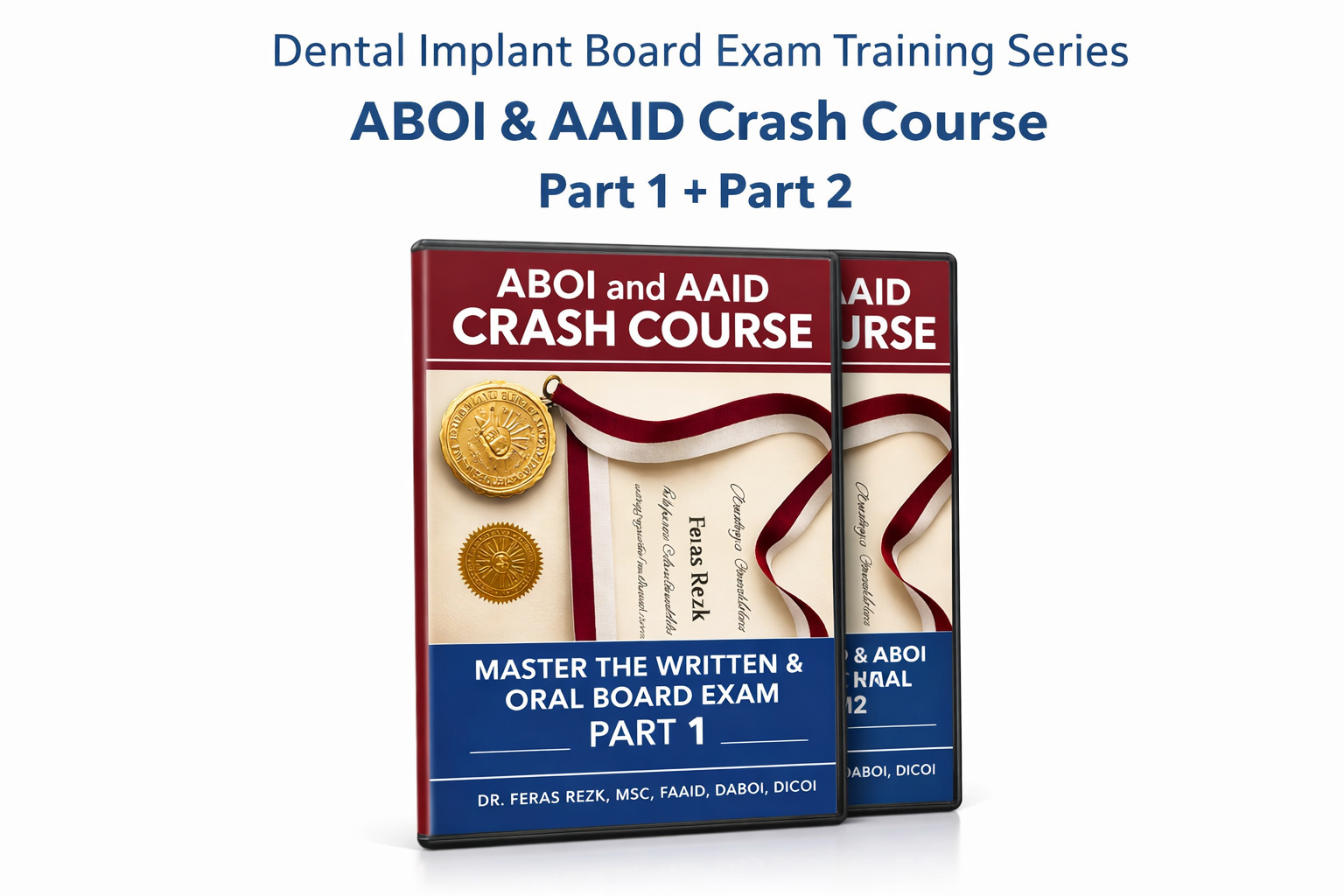 Dental DVD ABOI and AAID EXAM preparation video lecture PART 1 and 2