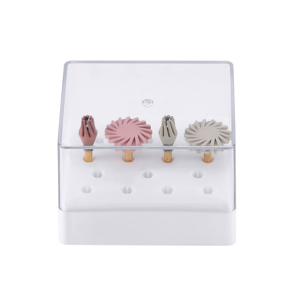 4 Pcs/Box Dental Composite Polishing Wheel Silicone Diamond 135°C Autoclavable