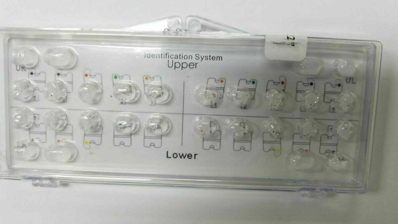 Economic With 3 LINES on the Base Ceramic Brackets 345 with hooks Orthodentalusa