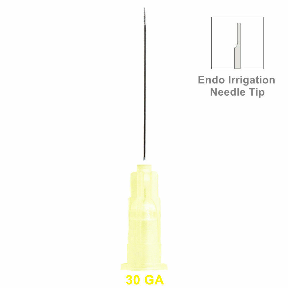 Dental Irrigation Needle Disposable Syringe Tips 25G/27G/30G Side Hole Notched