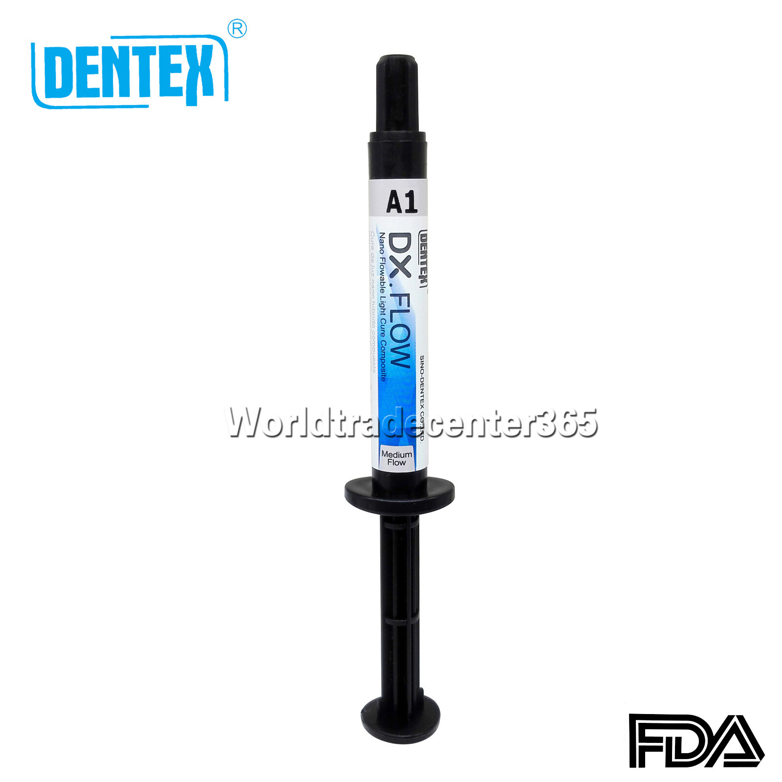 Dental Dentex Universal /Flowable Medium Flow Light Cure Composite Resin Refill