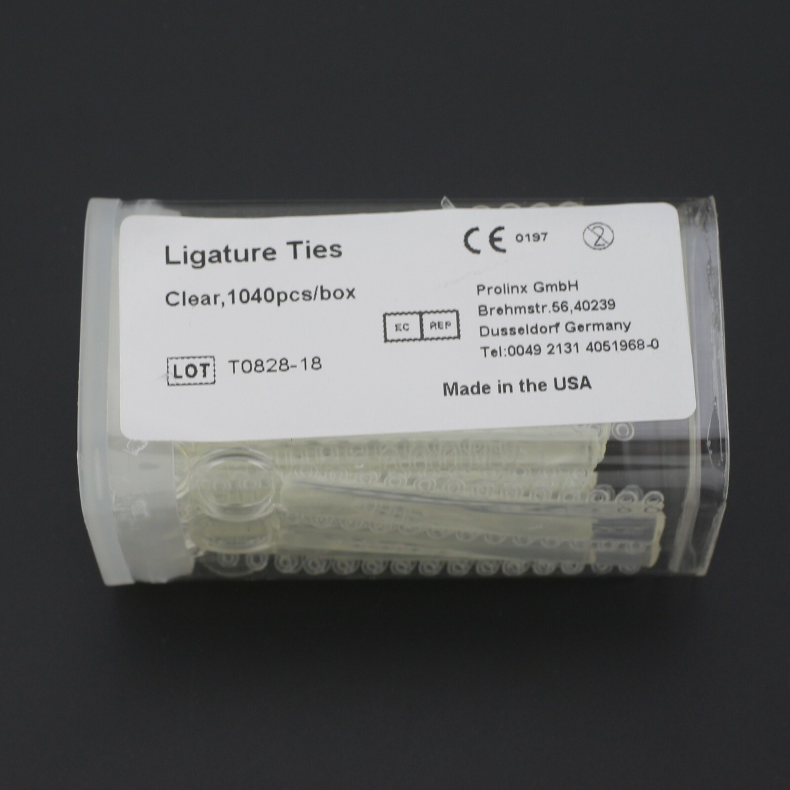 Creative Dental Orthodontic Ligature Tie Transparent Assorted Color 1040pcs/box