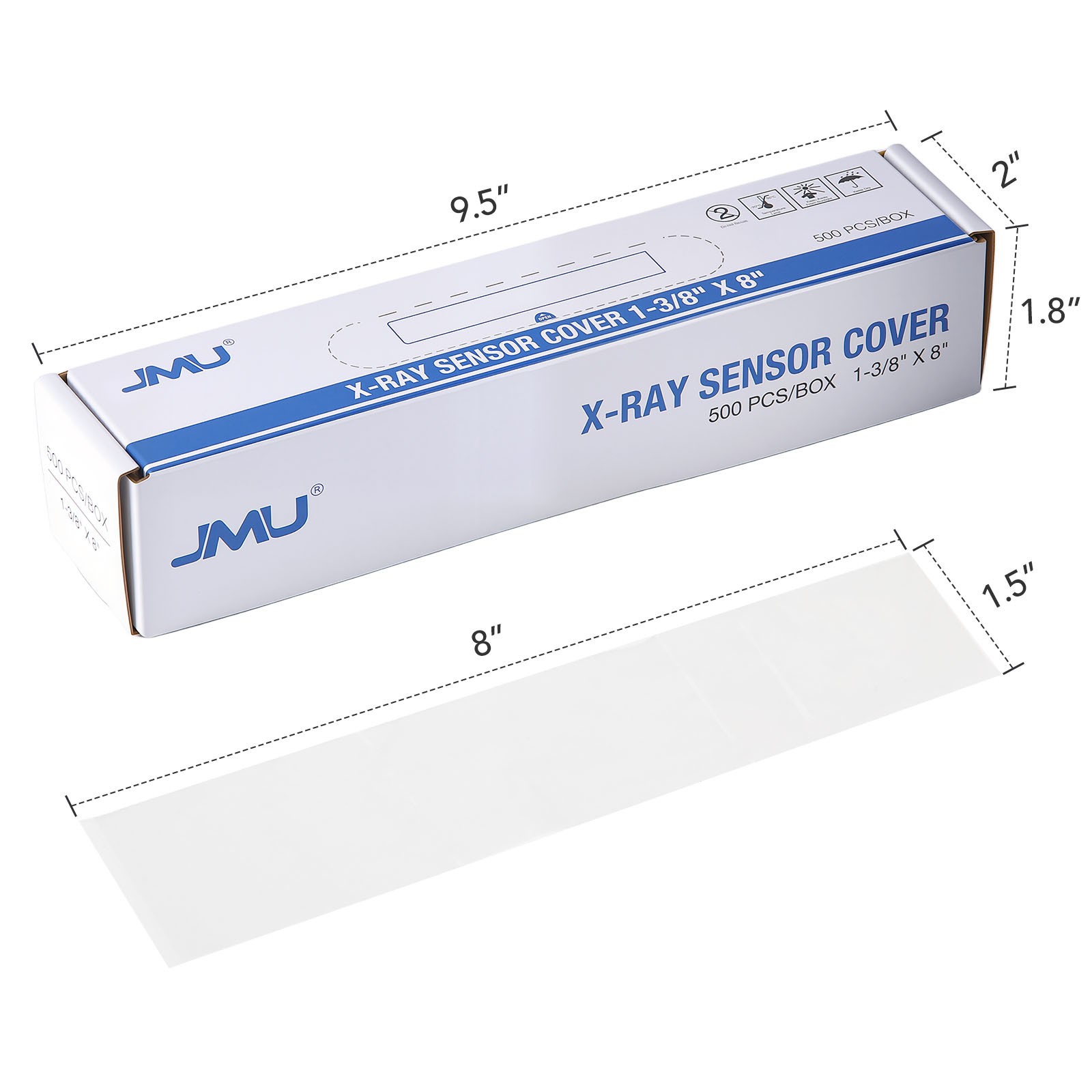500-5000pcs Disposable Dental Orthodontics X-Ray Sensor Cover Protective Film