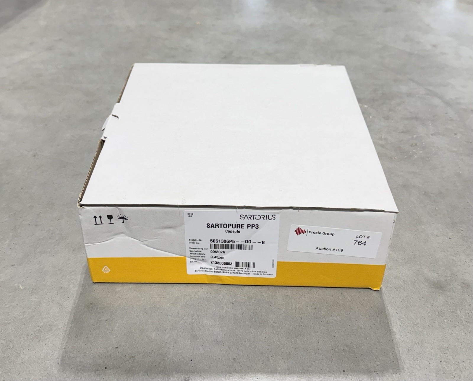 *2 QTY* SARTORIUS Sartopure® PP3 Caspule 0.45 µm Size 5 5051306P5–OO–B NEW