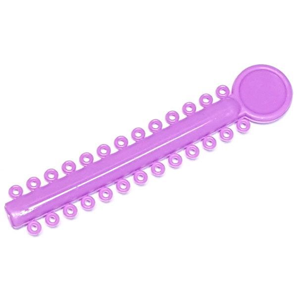 OrthoExtent Orthodontic Ligature Ties Light Purple, 26 ties per stick, 1040