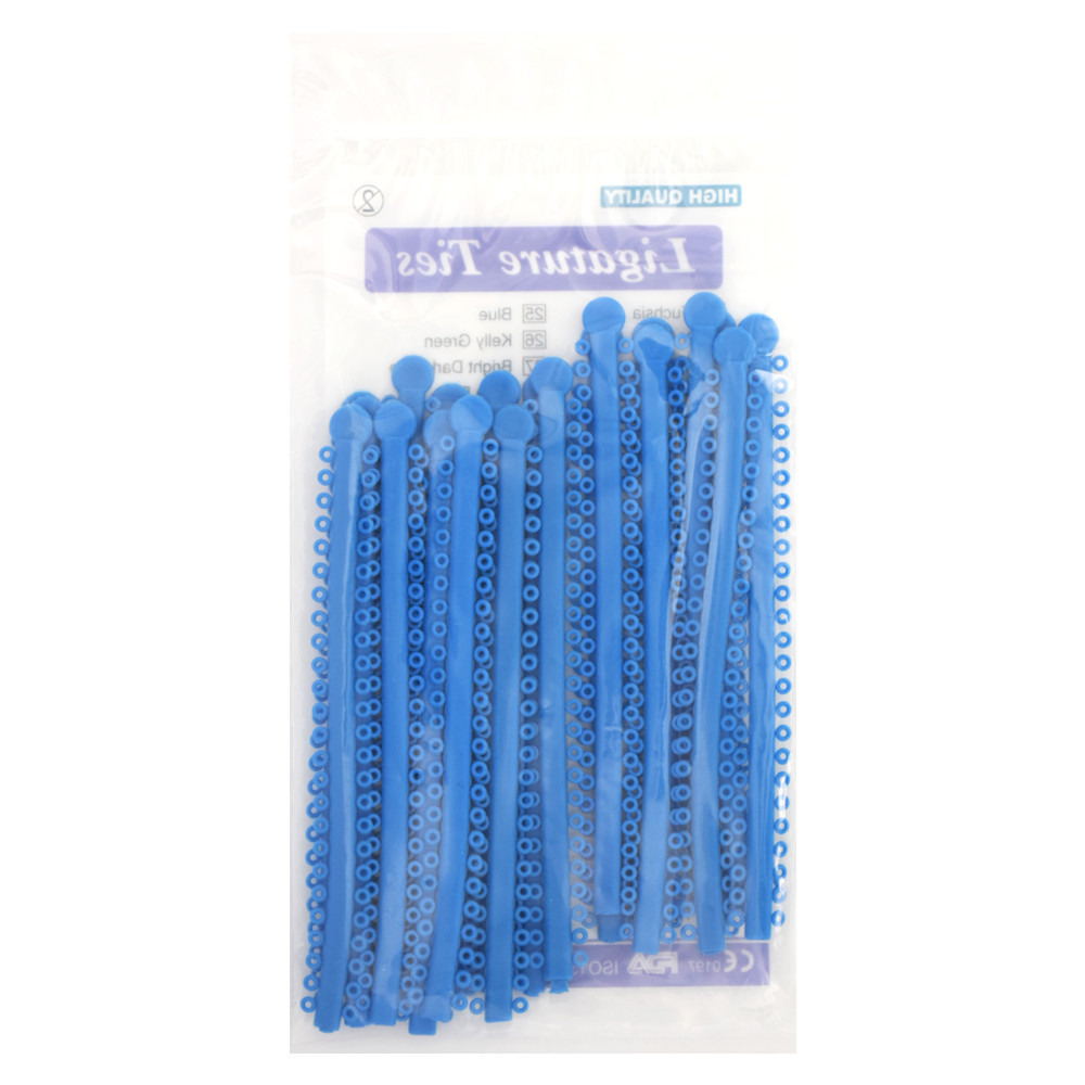 1000Pcs Dental Lab Orthodontic Treatment Ligature Ties Elastic Bands O-Rings Kit