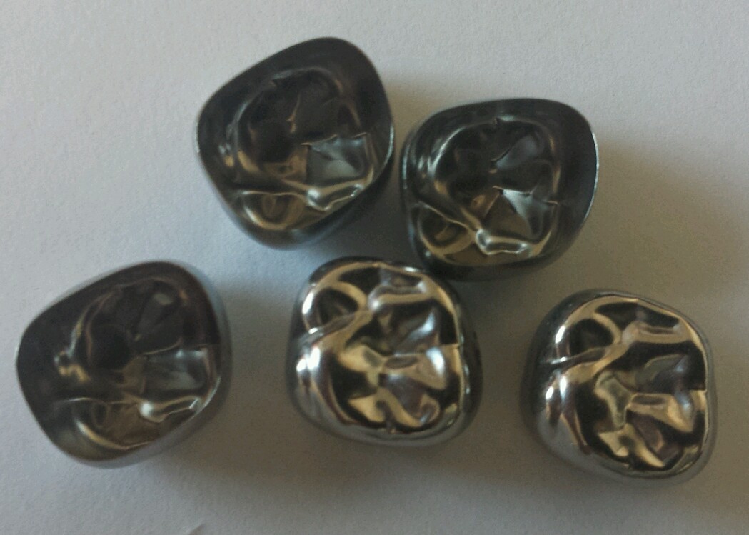 3M ESPE 5 Stainless Steel Permanent Molar Crowns All sizes Box of 5