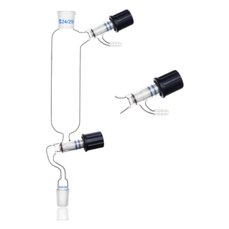 Laboratory Glassware: 250ml-500ml Filling Funnel w/ Vacuum Valve