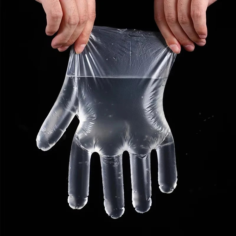 100-500 Count Disposable Poly Plastic Gloves for Cooking, Food Prep and Food