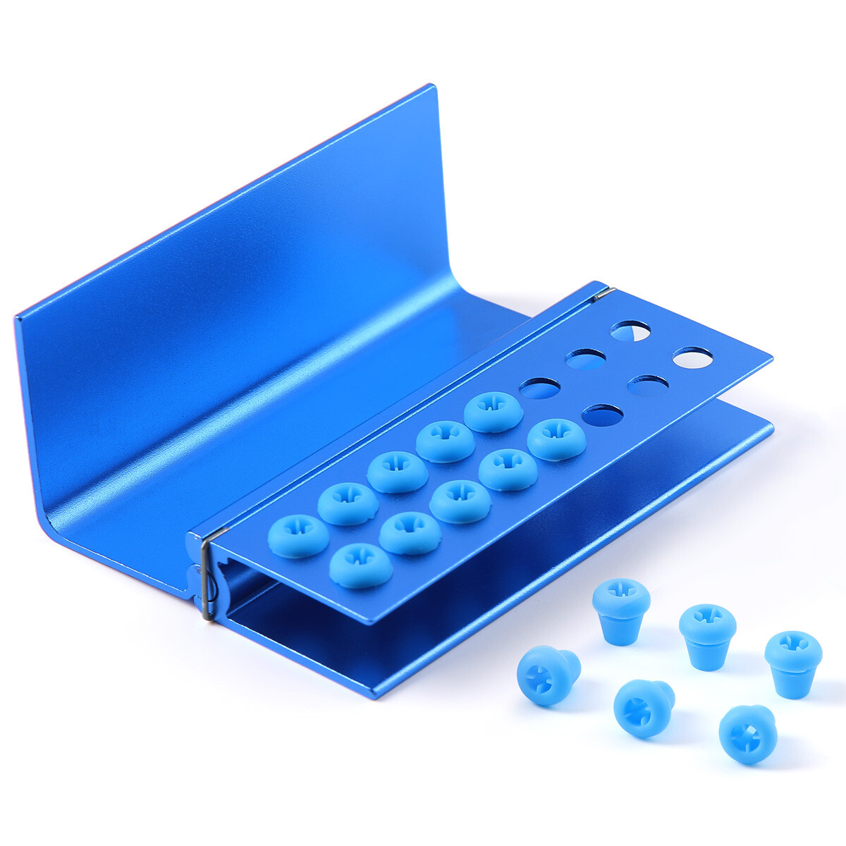 AZDENT Dental Burs Holder Block 10 Hole/16 Hole Silicon Cover FG RA Autoclavable