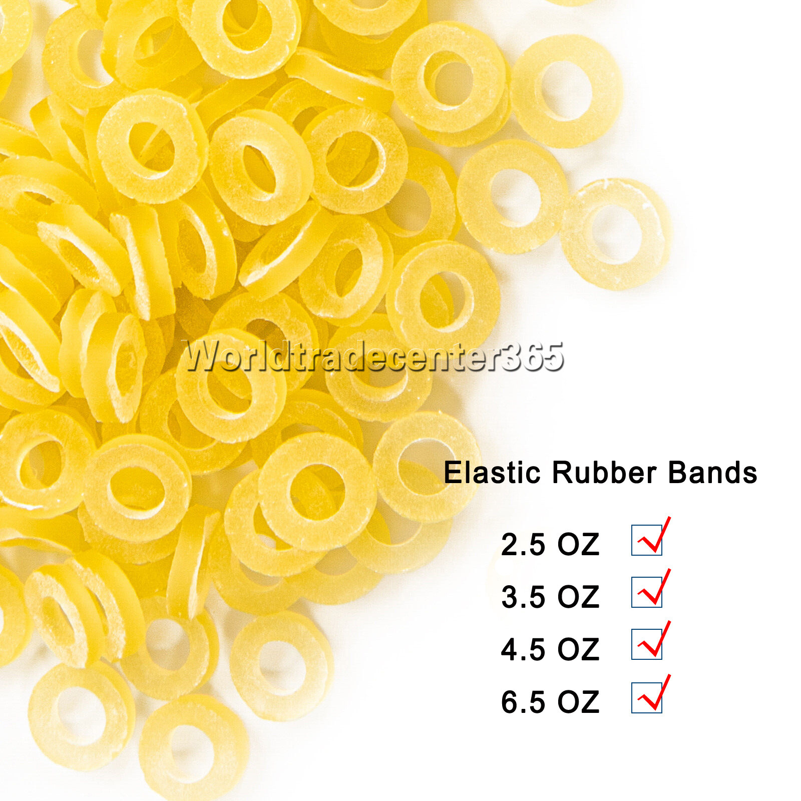 Dental Ortho Elastic Rubber Bands 3.5/5.0/6.5 OZ Zoo Pack Latex Braces