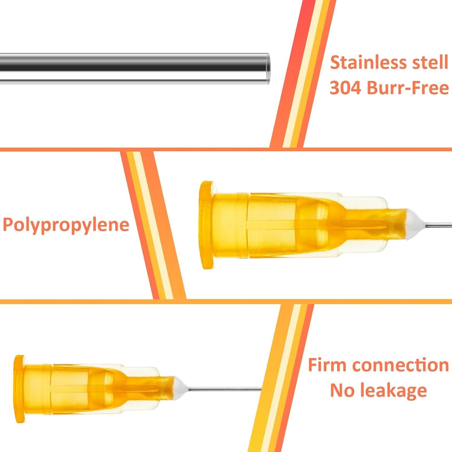 High-Quality 100 pcs 25 Ga 25mm Needle Set – Secure Connections for Measurement