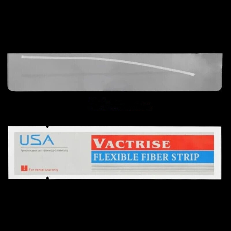 Dental Flexible Fiber Strip Glass Splint Loose Tooth Fixation Strips Light Cure