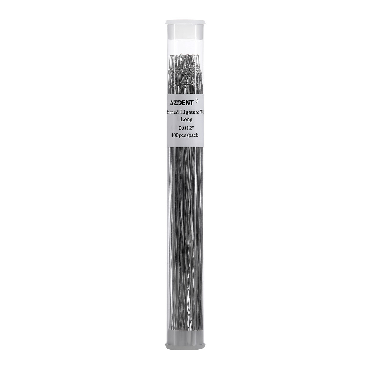 AZDENT Dental Ortho Wire Preformed Ligature Ties Long Short Twist 100pcs/Pack