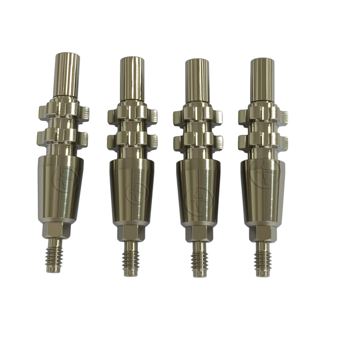 10 pcs Zimmer 3.5 compatible Ti transfer abutment Open Tray Transfer