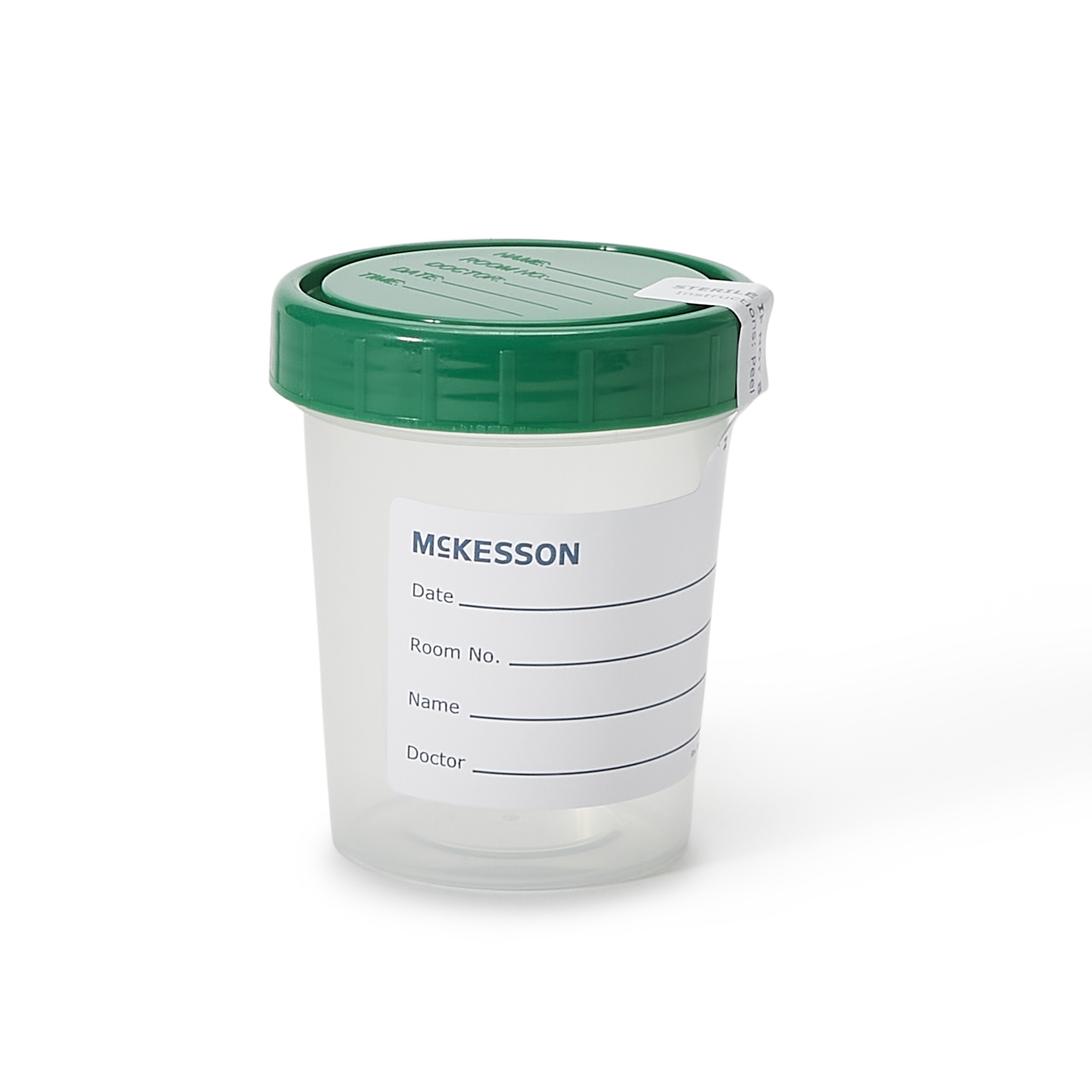 McKesson Specimen Container Sterile Inside Only Screw Cap 100 Ct