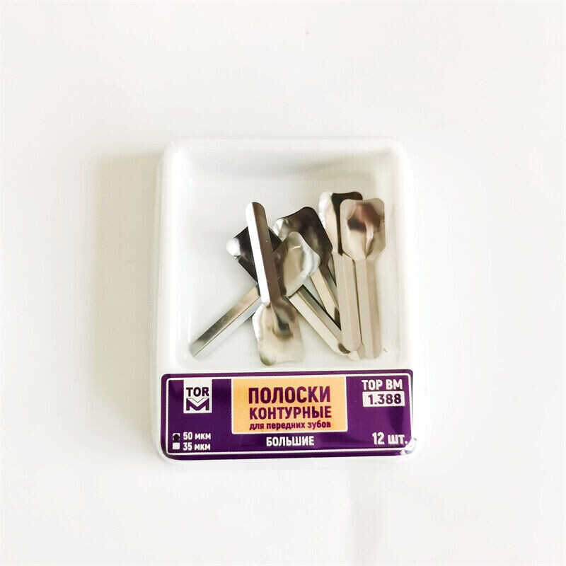 12/ Dental S.S Proximal Anterior Strips Matrices Matrix Band TOR VM 1.387/1.388