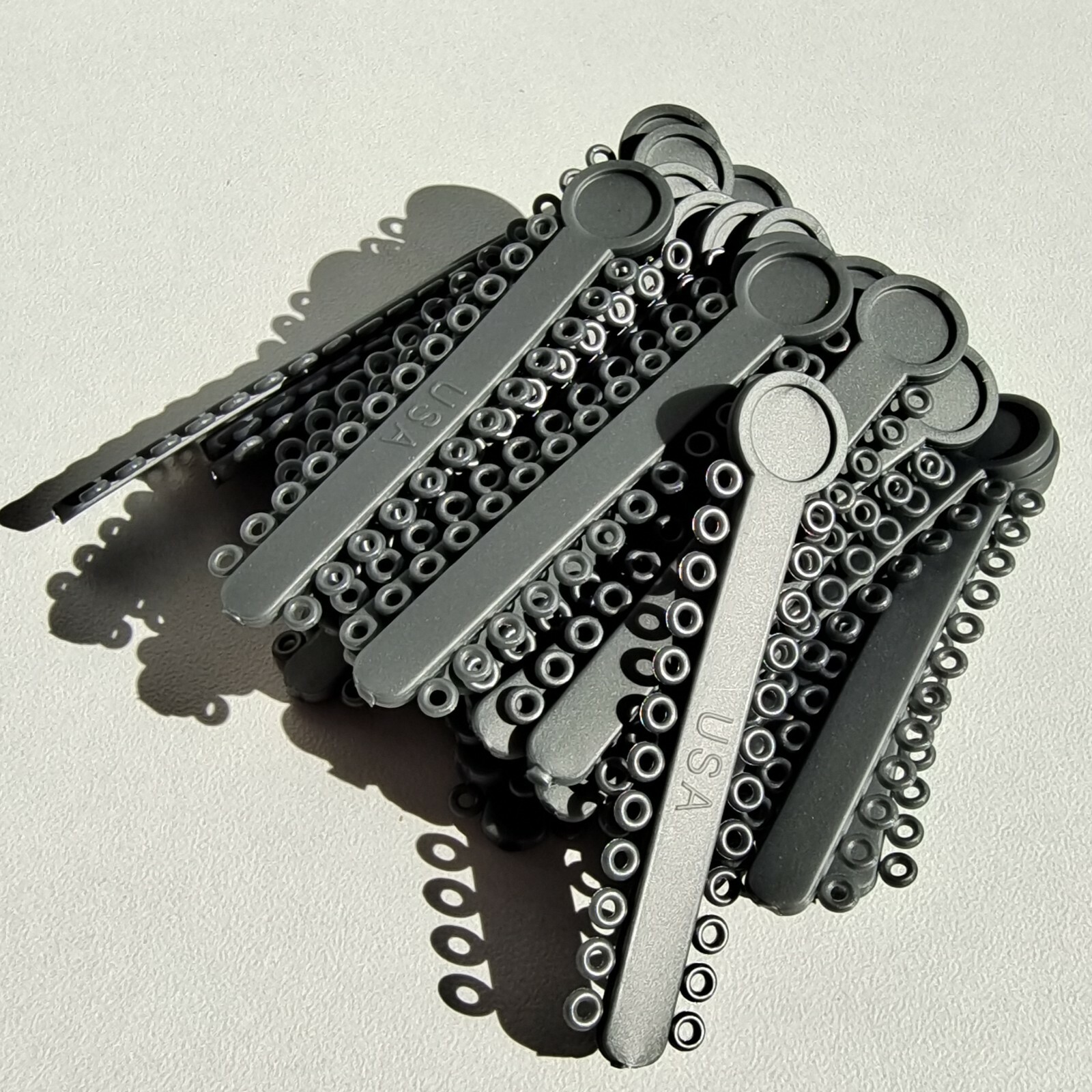 10Pks Dental Elastic Ligature Ties 1008pcs/pack Orthodontic Rubber Bands O Rings