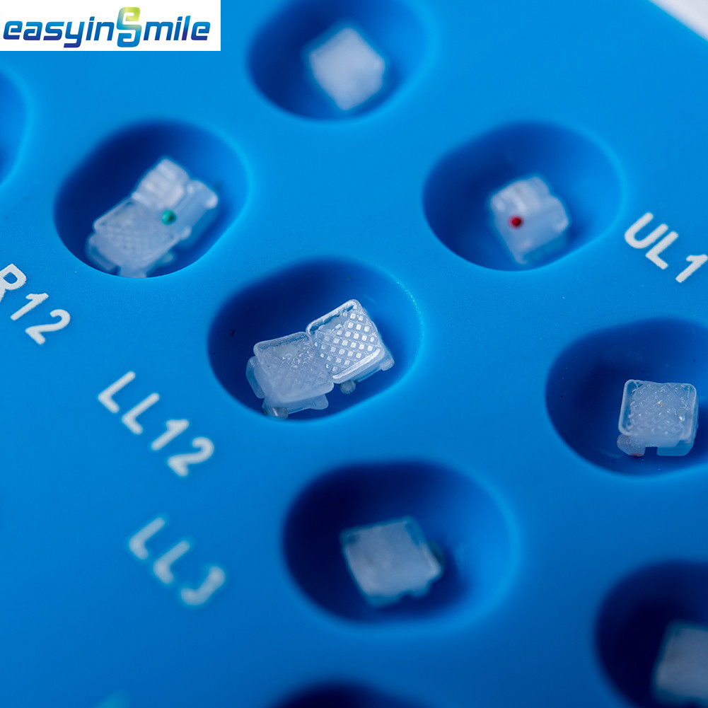 Dental Orthodontic Braces Self-Ligating Sapphire Ceramic Brackets Roth/MBT 022′