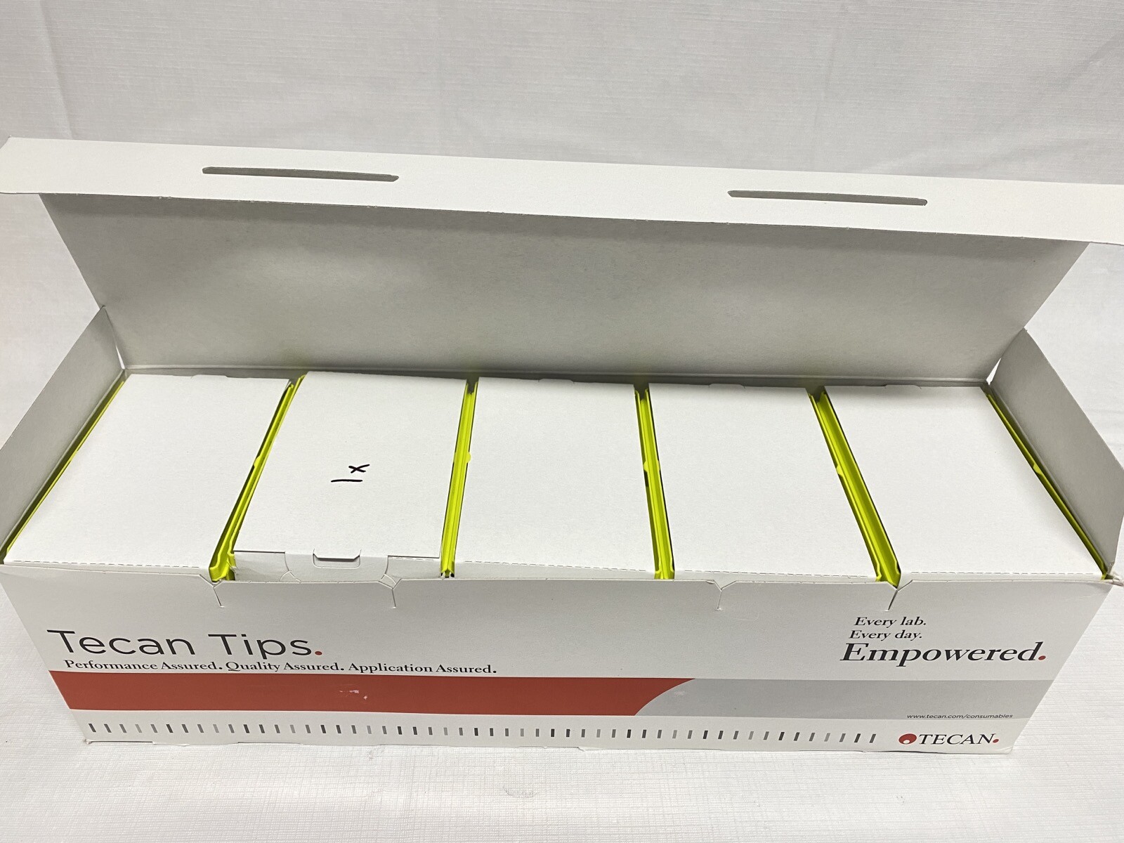 (864) TECAN 1000uL Standard Clear Hanging Filter Pipet Tips for Air LiHa FCA ADP