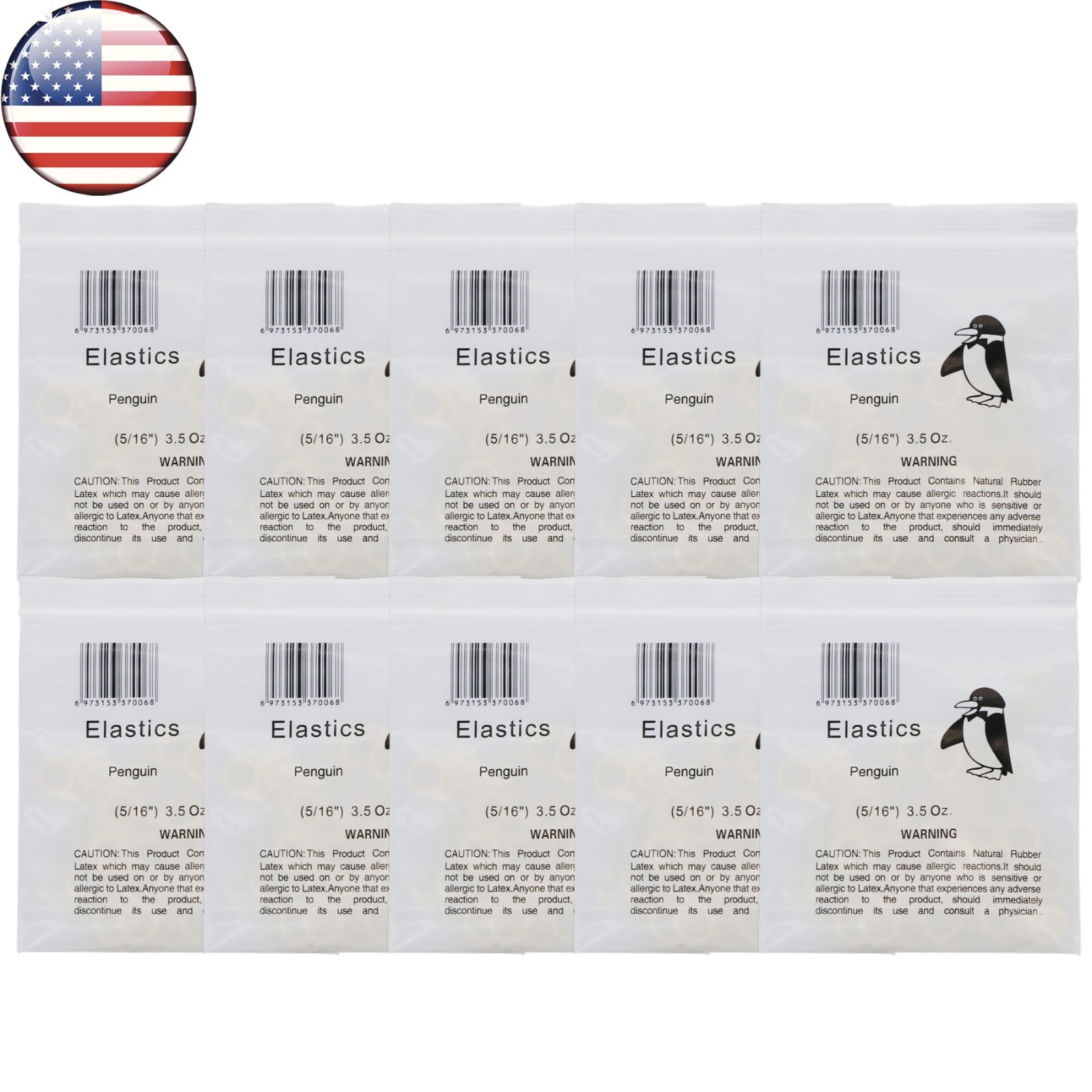 US Orthodontic Latex Elastics Dental Braces Rubber Bands 3.5/5.0/6.5 OZ Ortho
