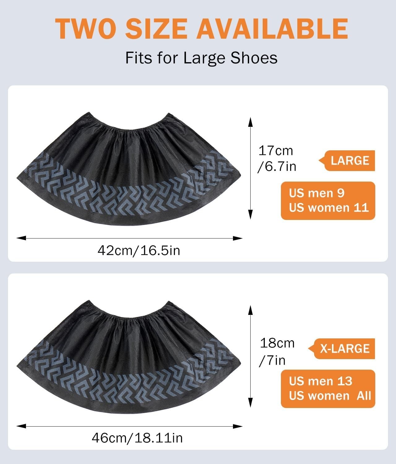 X-Large 100 Pcs Disposable Non-Slip, for Indoors Reusable,Slip-resistant, Dur…