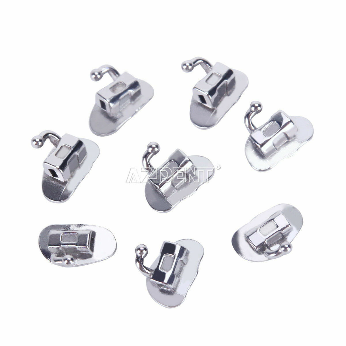 Dental Orthodontic Buccal Tubes 1st 2nd Molar Tube Roth MBT 022 Bondable AZDENT