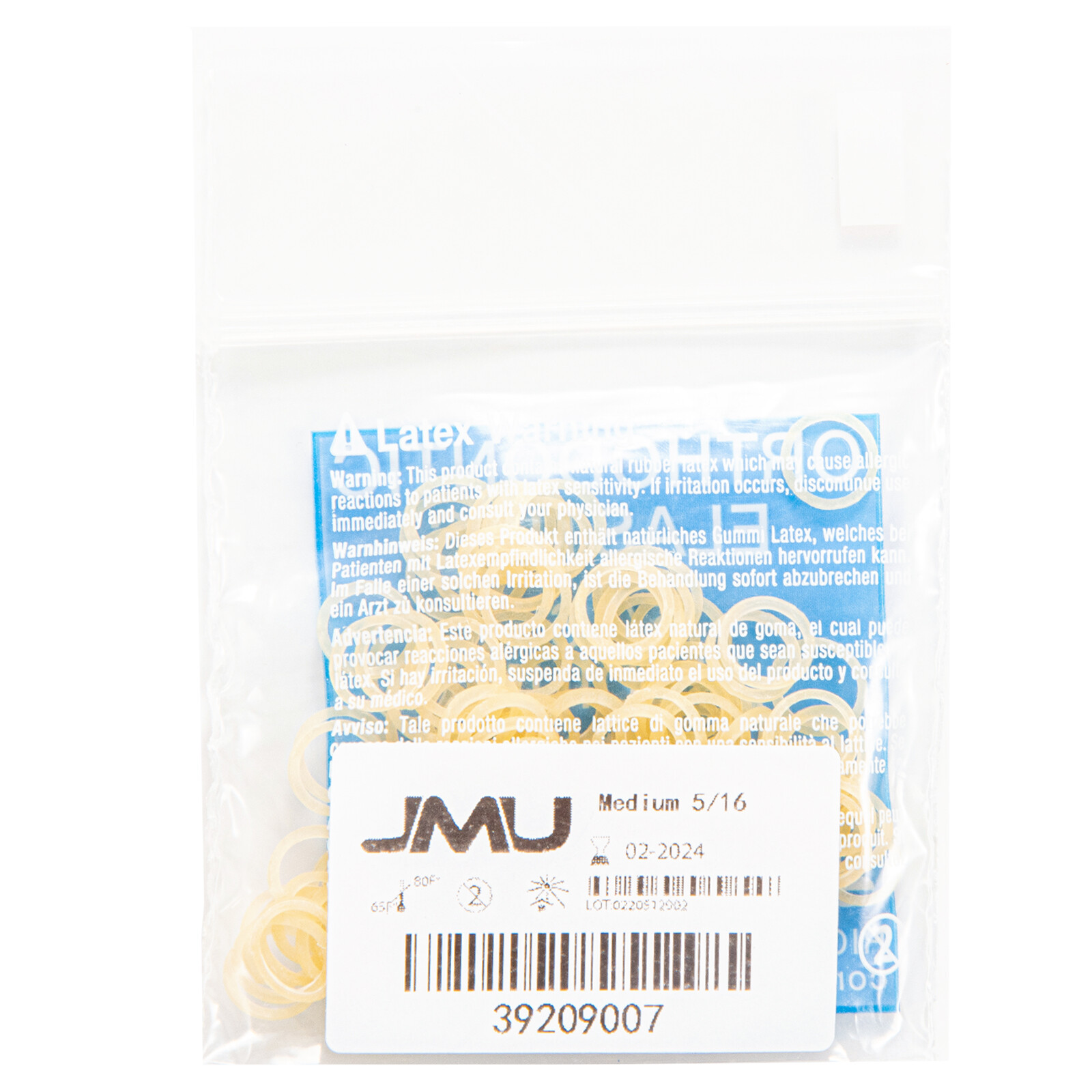 500pcs Dental Orthodontic Rubber Intraoral Elastic Latex Bands 3.5/4.5/6.5 OZ
