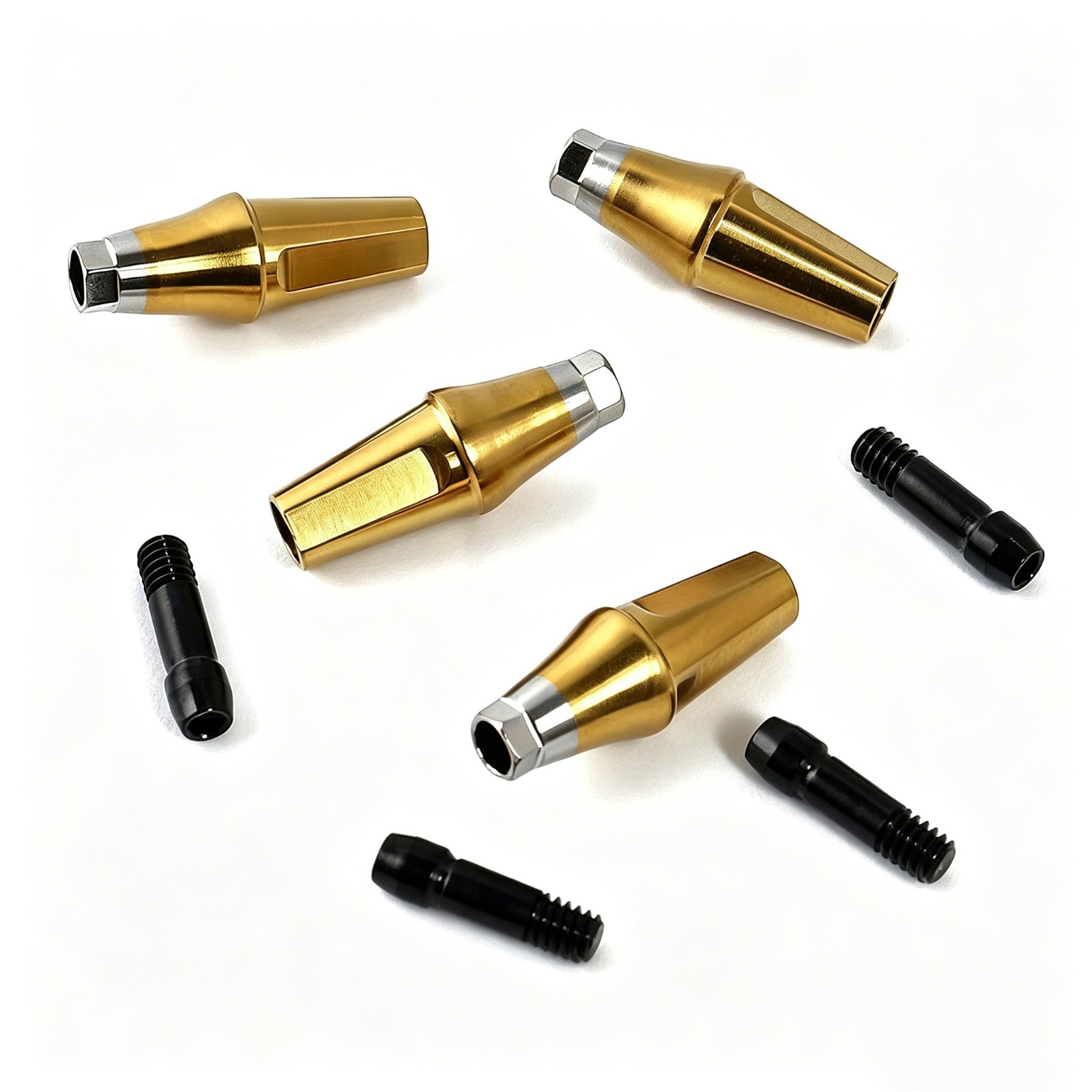 US Titanium straight abutment ti cemented abutment compatible Osstem Hiossen TS