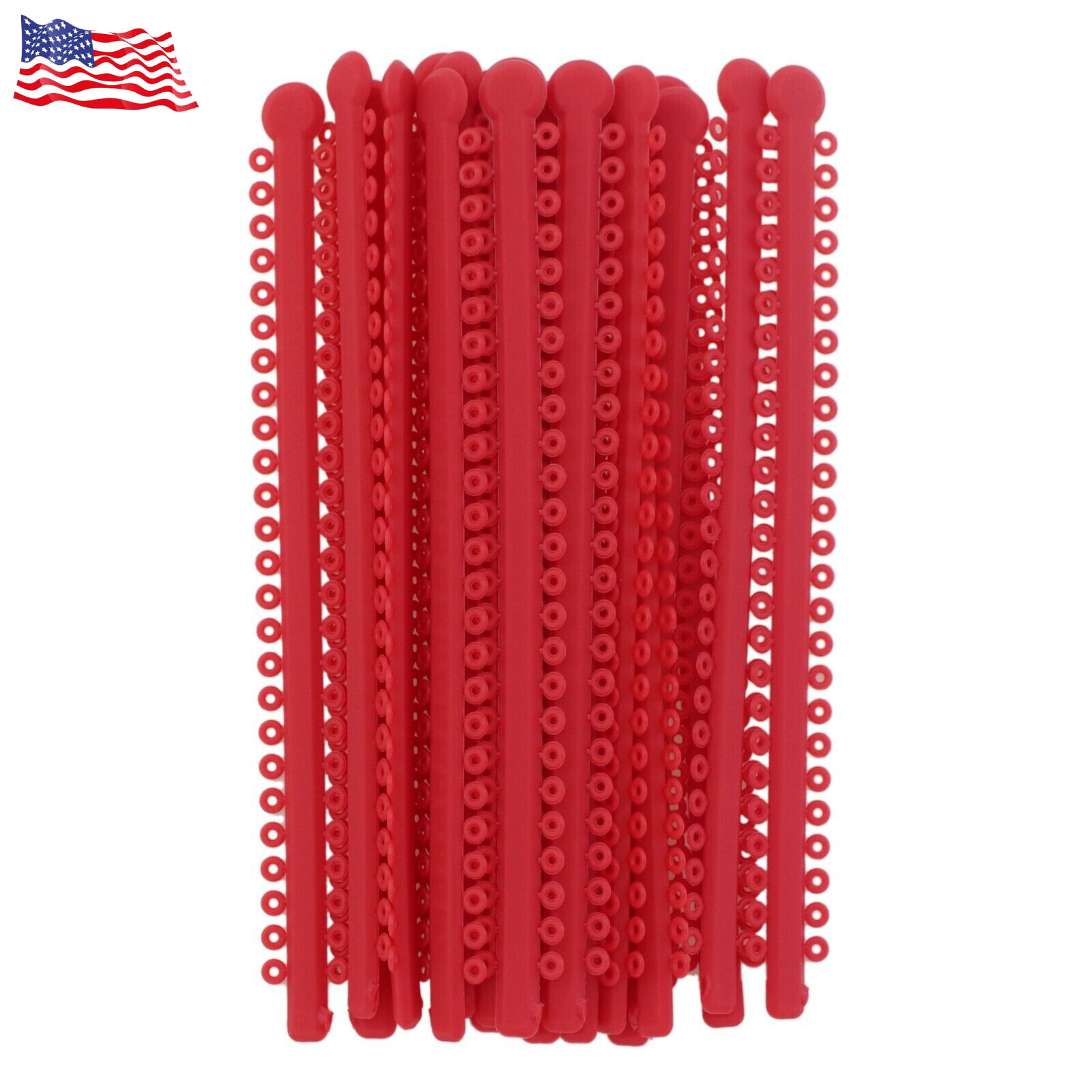 1000pcs Dental Orthodontic Ligature Ties Brace Elastic Rubber Bands For Brackets
