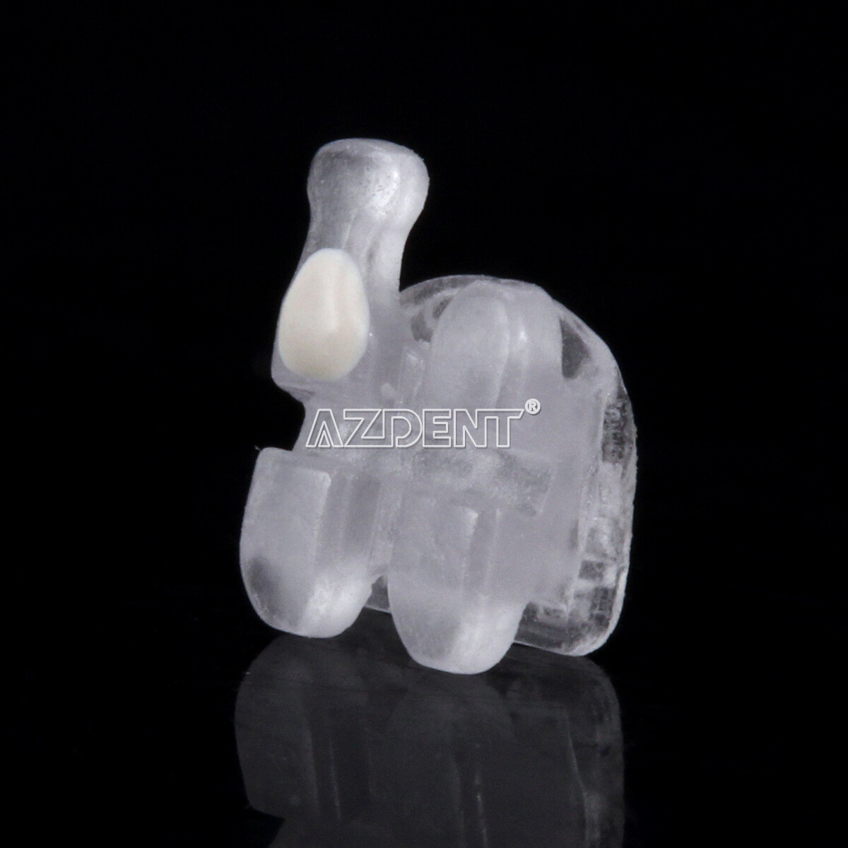AZDENT Dental Orthodontic Brackets Braces Roth 0.022 Hooks 345 Ceramic /Metal