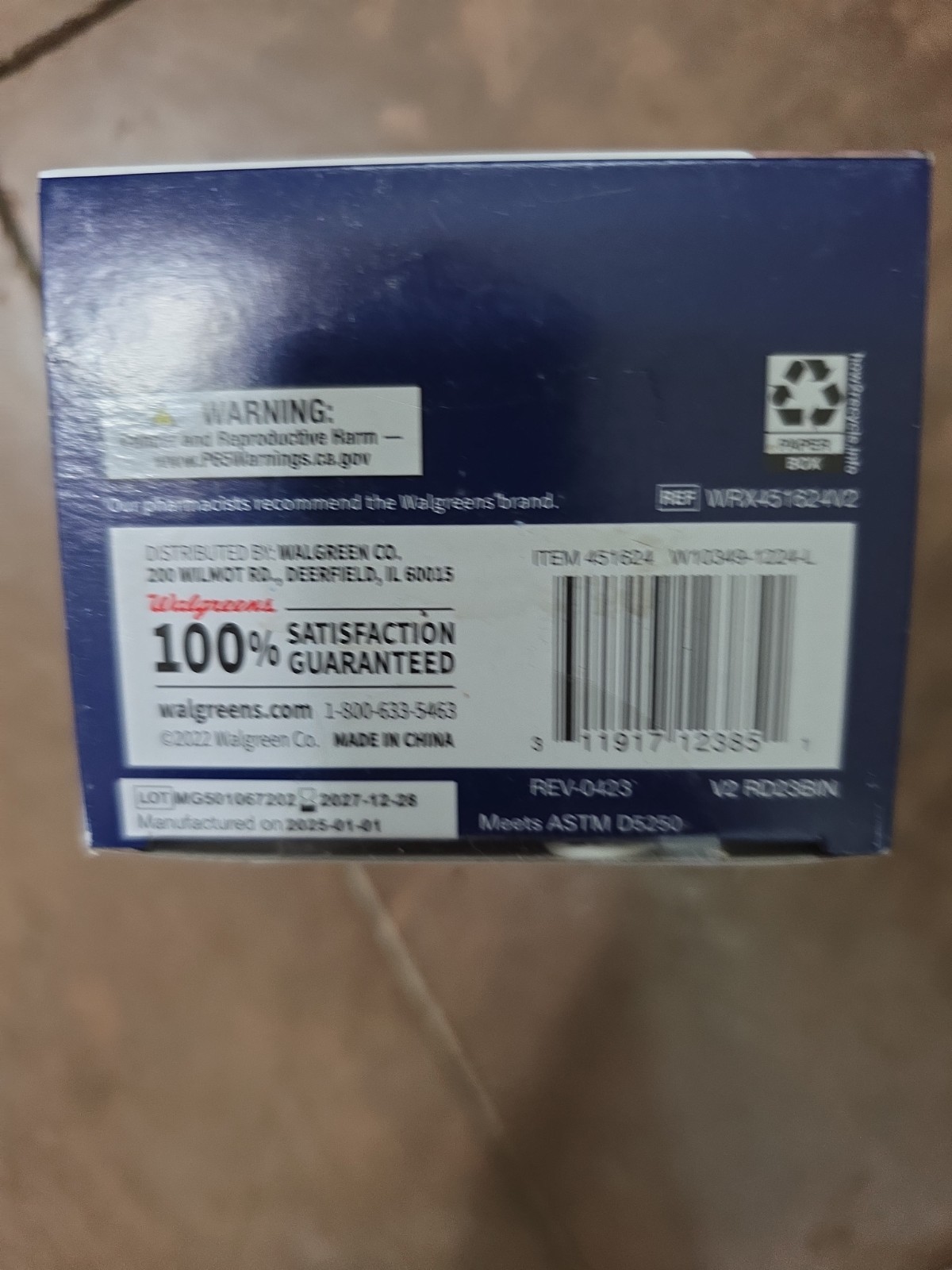 Walgreens Stretch Vinyl Exam Gloves Ultra Soft Powder Free
