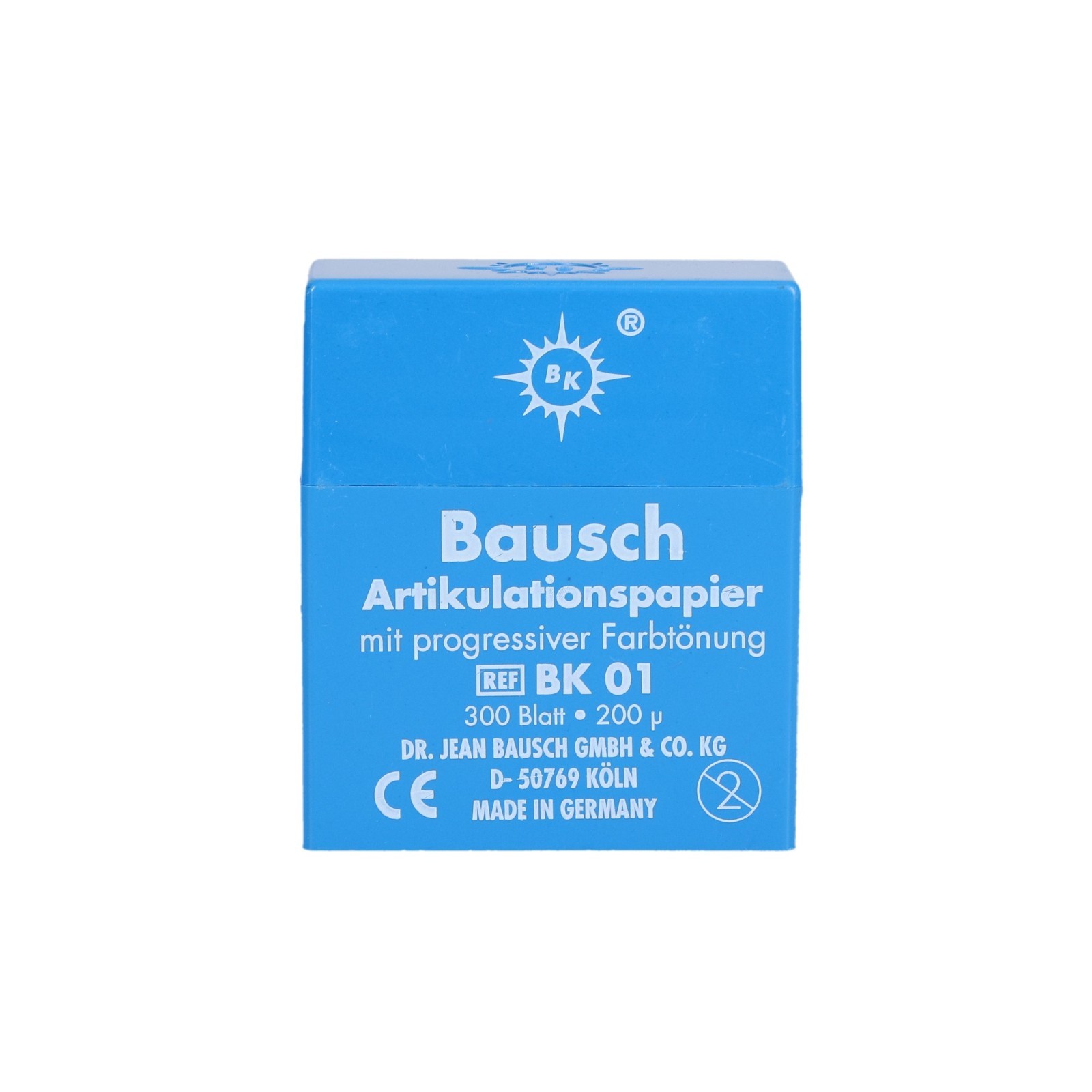 Bausch .008″ (200 microns) Blue Articulating Paper Strips, 300 Strips BK01