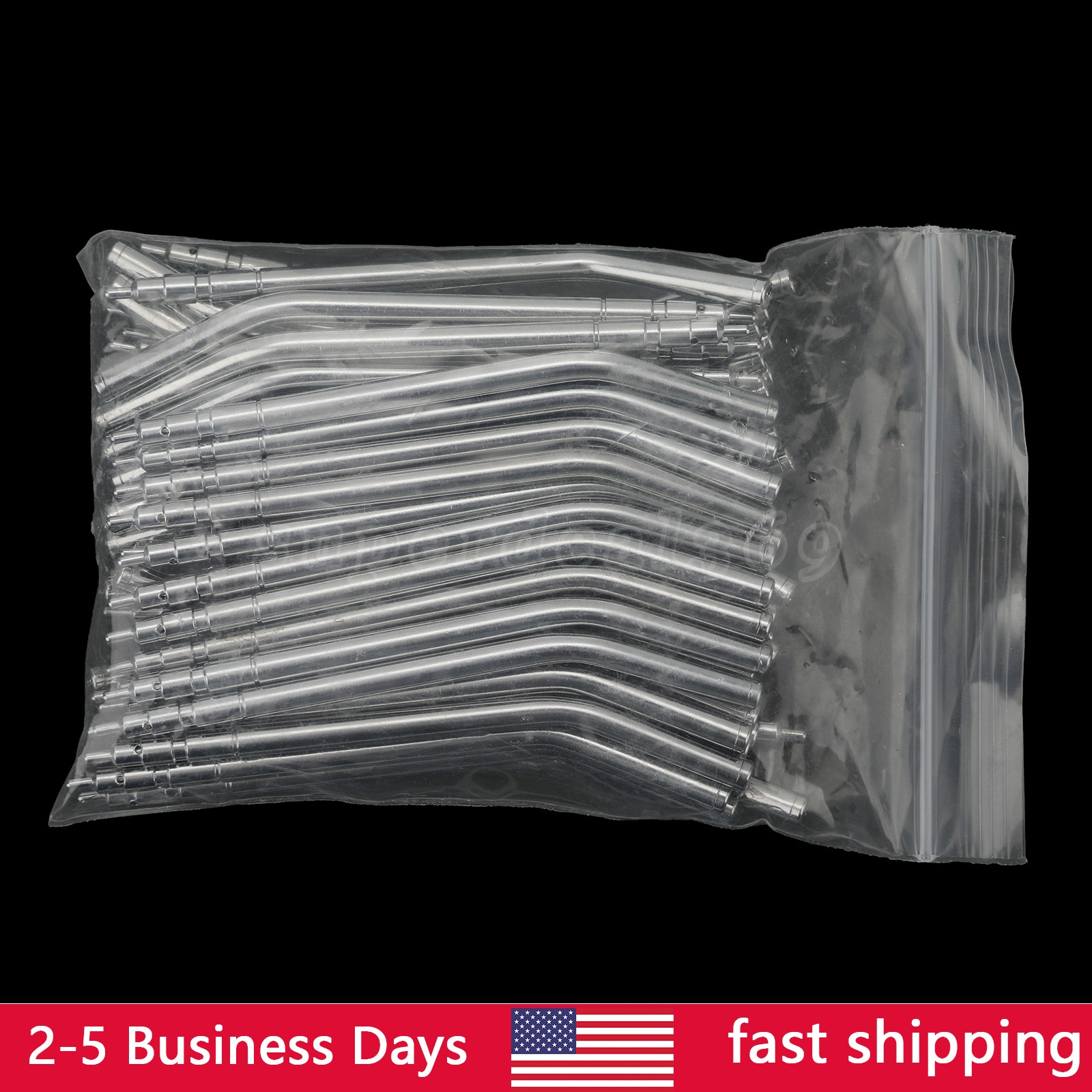 50x Dental Air Water Syringe Spray Nozzles 3-in-1 Alloy Tubes Tips Three Way SA