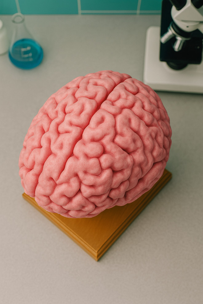 1:1 Scale Human Brain Model from MRI Scan – A+ Quality Anatomical Replica Model